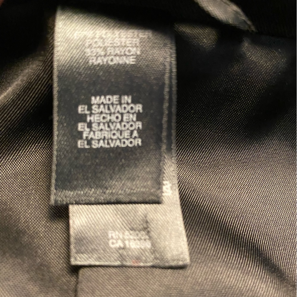 Black Claiborne Men’s Suit Jacket Blazer 42R - Picture 9 of 12